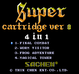 Super Cartridge (Sachen), BootlegGames Wiki