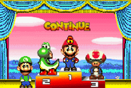 Game over screen