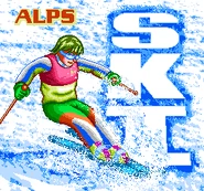 Alps Ski (Wikid Joystick 14 in 1) title screen.