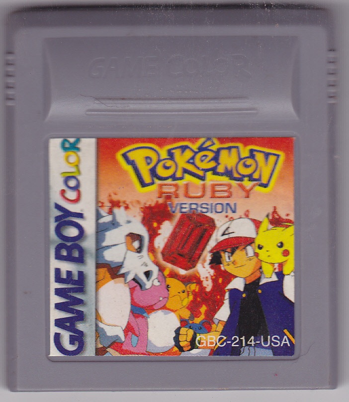 pokemon ruby cartridge