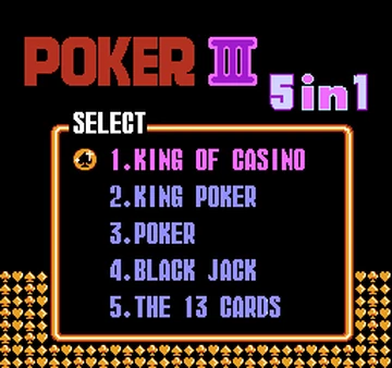 Poker 3: 5-in-1 | BootlegGames Wiki | Fandom