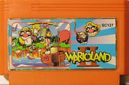 Original cartridge, based on the Wario Land: Super Mario Land 3 box-art.