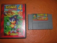 Sonicsnes.jpeg (23 KB) Pirated cart with a plastic box, the cover art is the same as Sonic The Hedgehog 3 cover art for the Sega Genesis, which were how SNES games were commonly rented out in Brazil.
