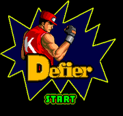 Defier Title Screen