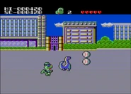 Dooly with a shield (The Dinosaur Dooley, now replaced with generic dino.)