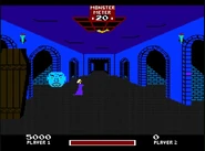 Gameplay of the 'Hallway' level.