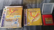A mutlicart containing only Pocket Monsters Gold and Silver with box and manual (NGCA)