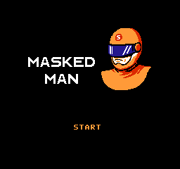 Masked Man Title Screen
