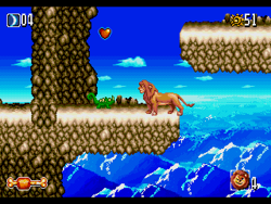 Gameplay of "Mufasa" in the first level.