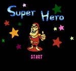 Super Hero Title screen