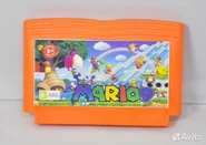 A cartridge sold in Russia in the 2010s, using the cover art of New Super Mario Bros. U.