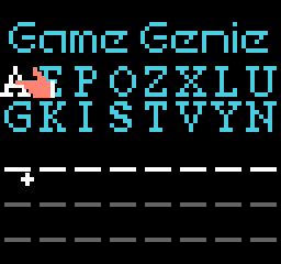 NES Game Genie