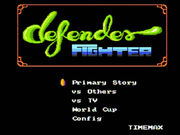 Defender Fighter - Title Screen