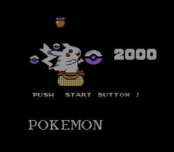 Pokémon Red (1999/2000) (NES) - Bootleg 