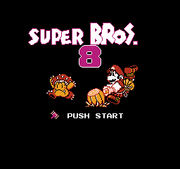 Super Bros. 8 Title screen