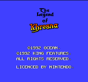Title screen.
