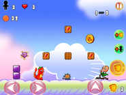 A screenshot from a later level.