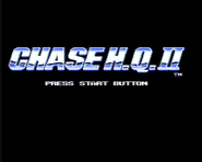 Chase H.Q. II's title screen without copyright claims.