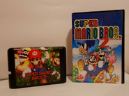 A copy of Super Mario Bros. 2 from Estonia. Note that the label uses art from the Super Mario 64 DS cover.