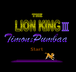 the lion king nes