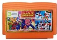 Cartridge of one of the multicarts featuring the game.