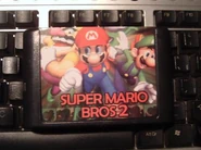 A different cartridge of Super Mario Bros. 2, likely made without the original developer or publisher's knowledge.
