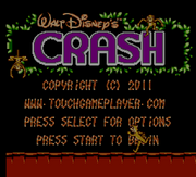 Crash Title screen