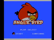 Anger Bird - Title Screen