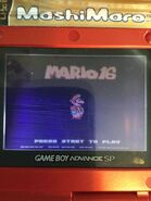 Mario 16 running on the Game Boy Advance 369 in 1.