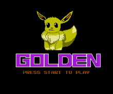 Pokemon Golden Title PNG