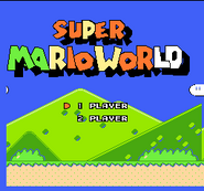 The title screen.