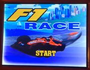 F1 Race (16-bit Nice Code) Title Screen