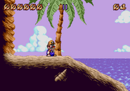 Gameplay of Wario Land 3.