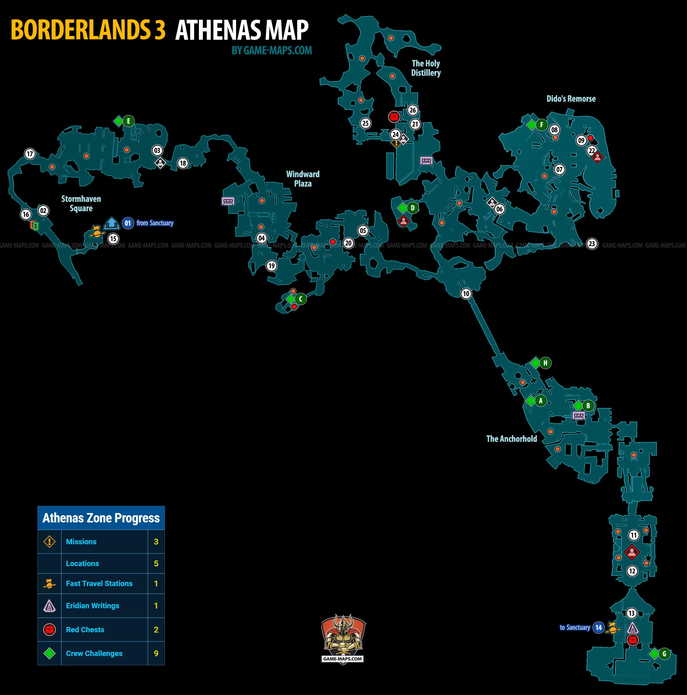 Афина (локация) | Borderlands Wiki | Fandom