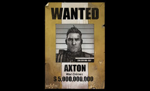 Axton's Wanted Poster