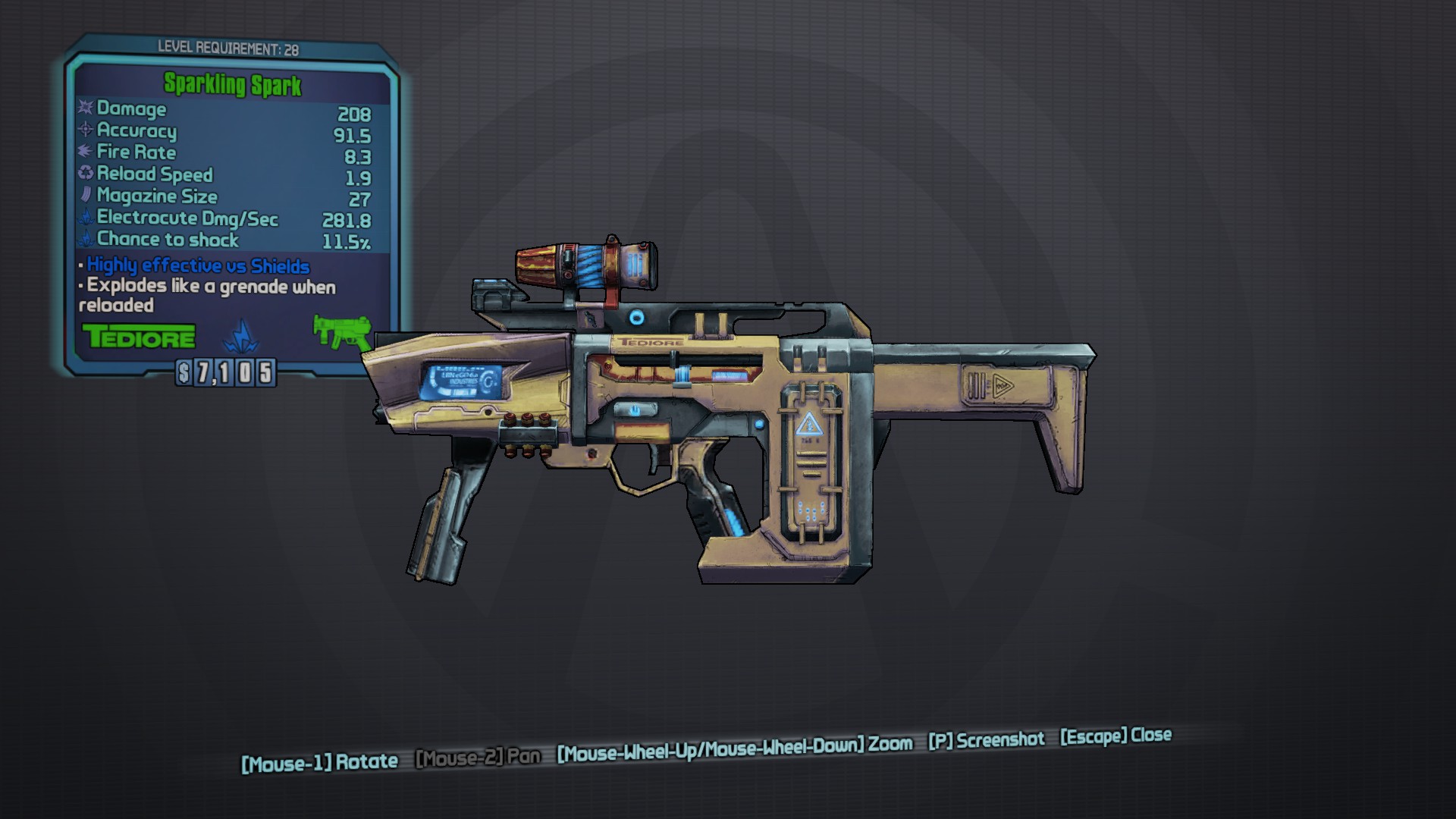 Spark Smg Borderlands Wiki Fandom