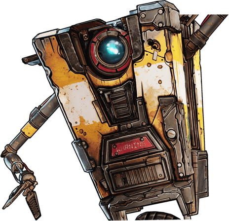 Железяка бордерлендс. Робот из бордерлендс. Железяка Borderlands 2. Клэптрэп Borderlands.