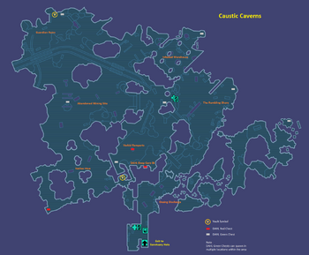 Caustic Caverns MapKD
