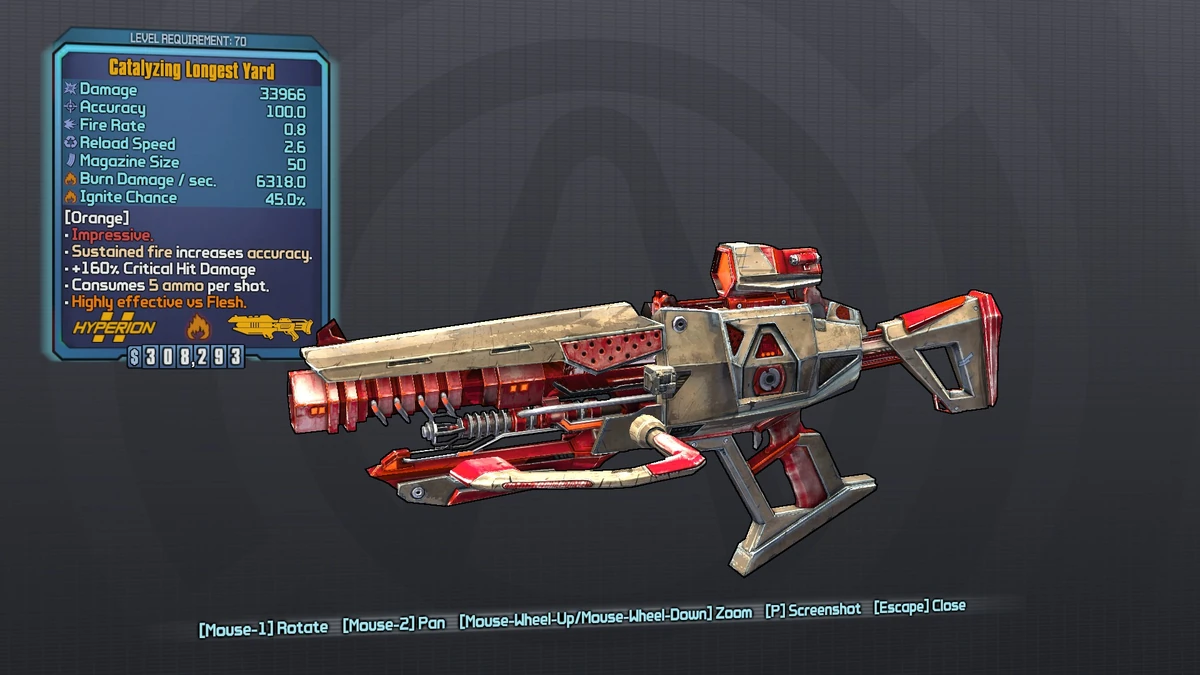 Longest Yard/Variant Chart | Borderlands Wiki | Fandom