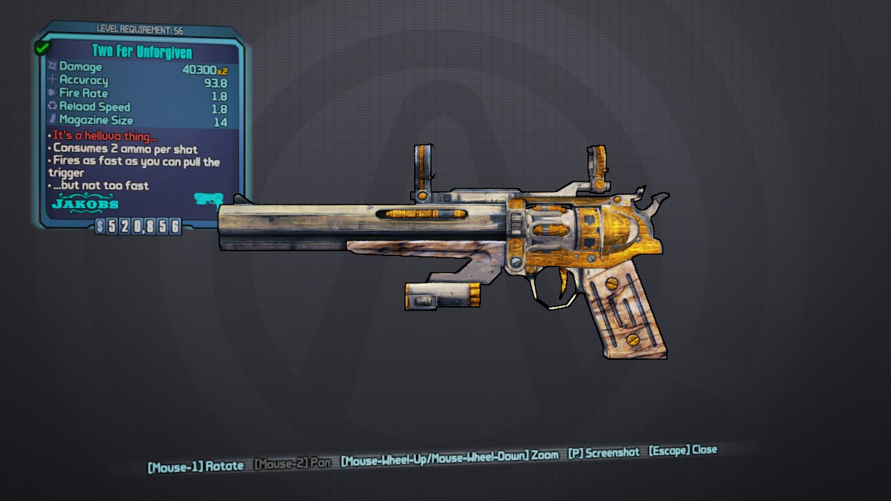 Borderlands 2 pistol ammo deals typo