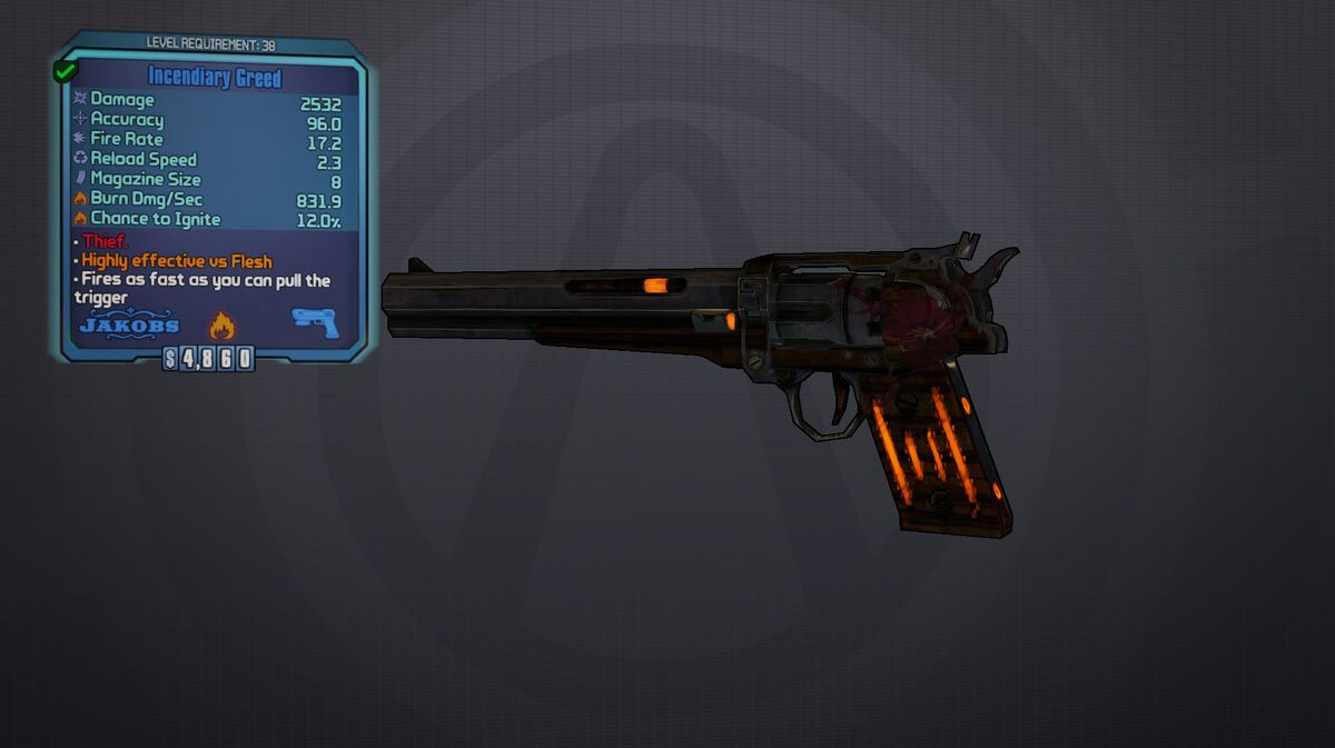 Pistol borderlands deals 2 typo