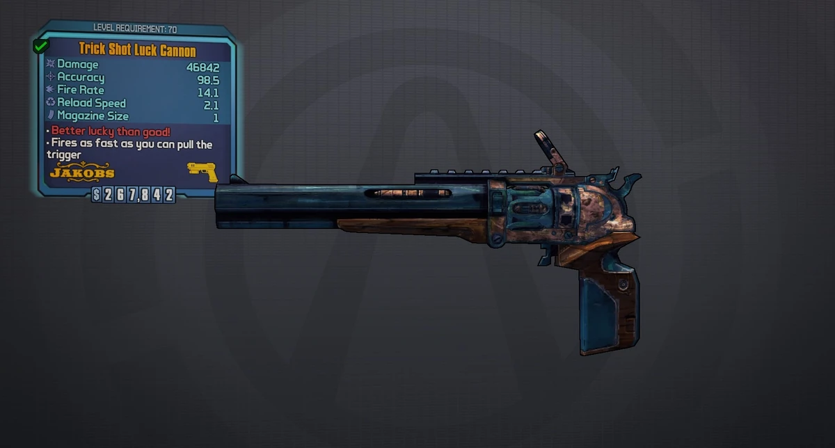 Luck Cannon | Borderlands Wiki | Fandom