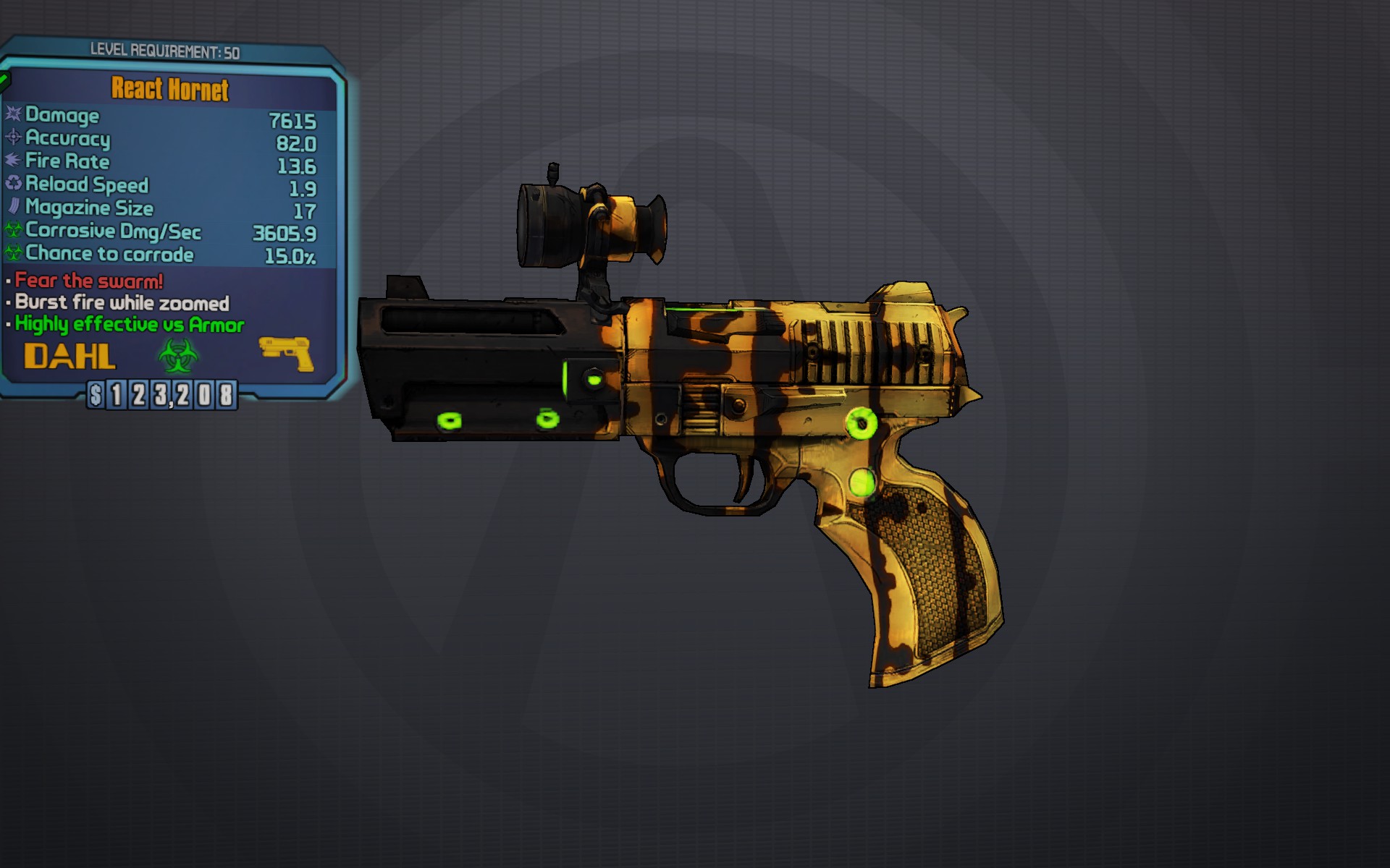 borderlands 2 best guns for zero