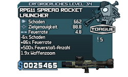 RPG11 Spread Rocket Launcher