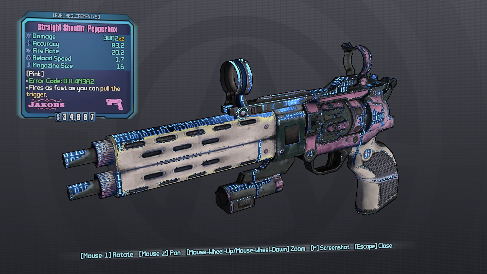 Pepperbox | Borderlands Wiki | Fandom