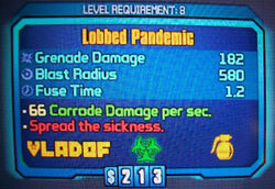 Vladof Lobbed Pandemic