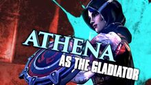 Athena, as she appears in the intro of Borderlands: The Pre-Sequel