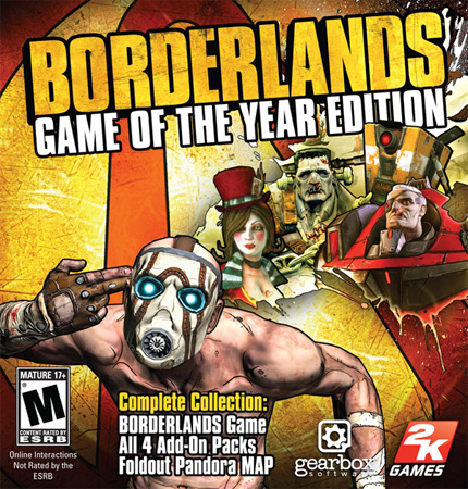 does borderlands 2 goty come with all dlc