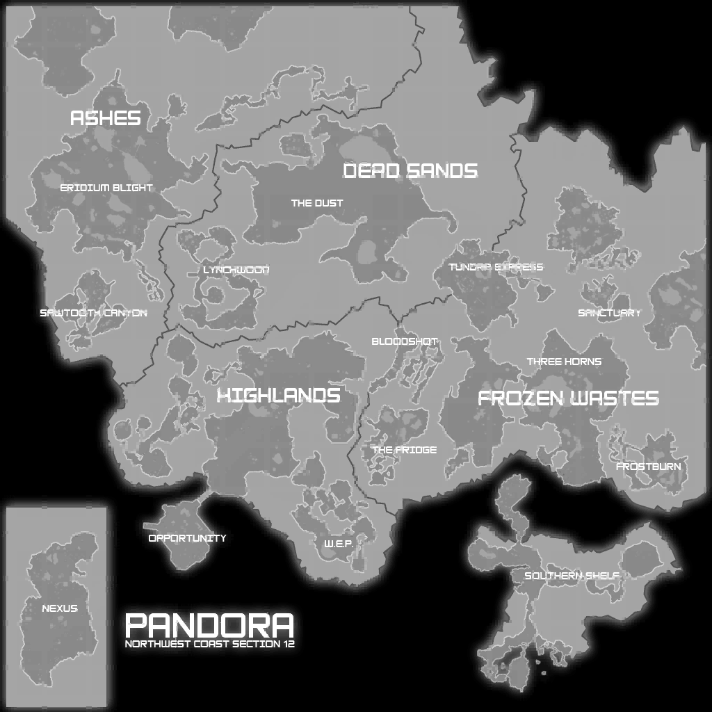 En trofast fløjl Sidelæns Pandora | Borderlands Wiki | Fandom