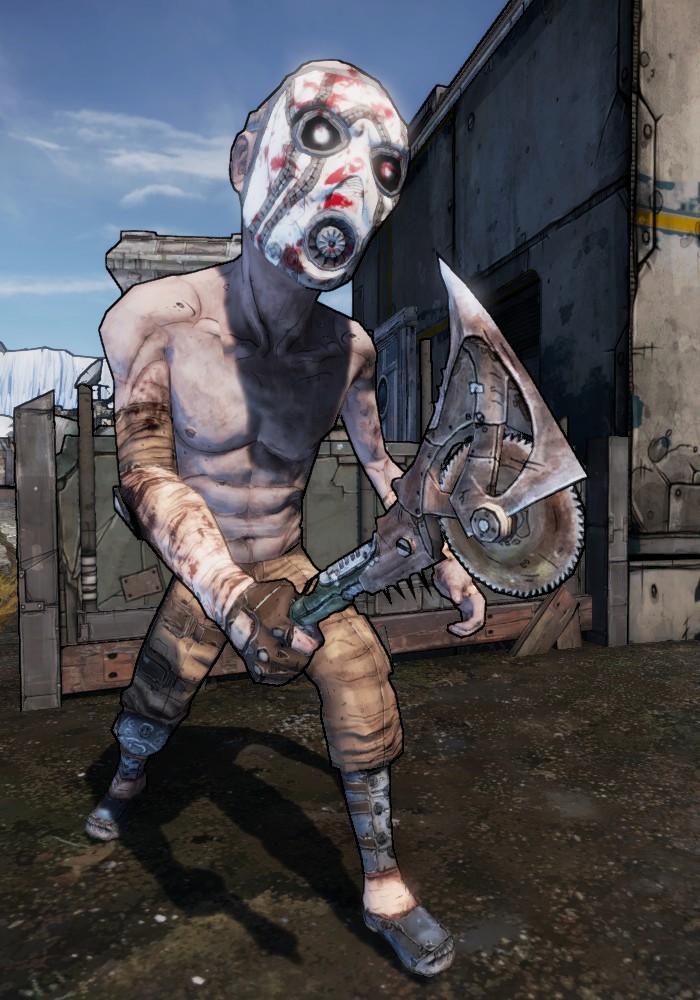 badass psycho borderlands 2